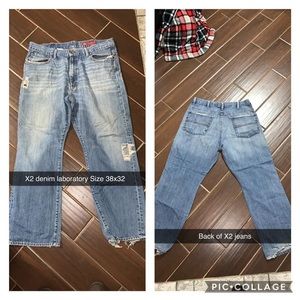 X2 denim factory jeans
